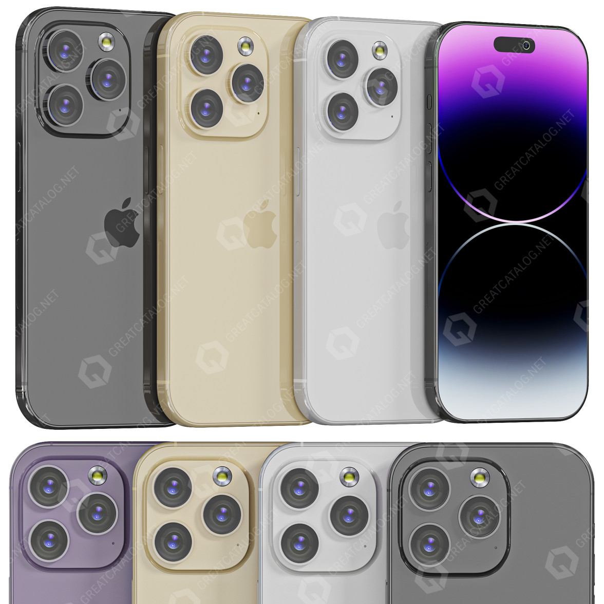 Phone Apple iPhone 14 Pro Max 3D model - GreatCatalog 29886
