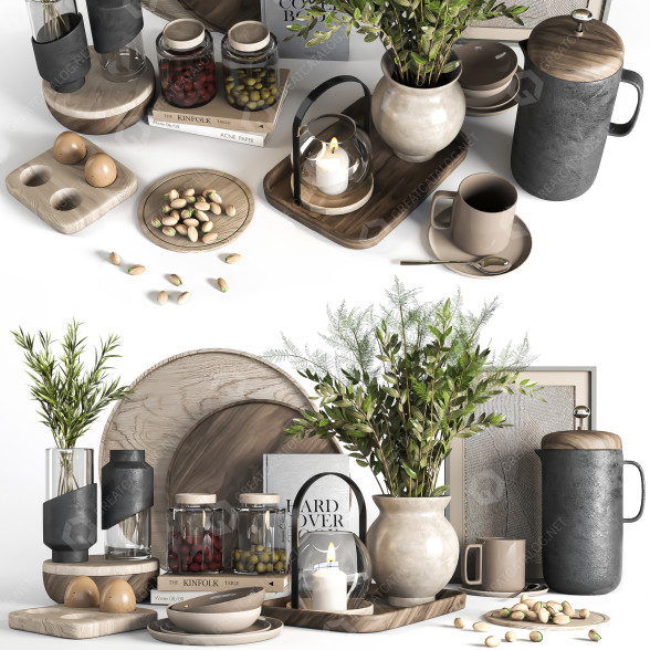 Декор Kitchen Accessories 031 3D модель