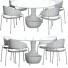 Table and Chairs Potocco Anfora and Fast - DayToday