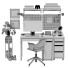 Przestrzeń robocza IKEA Micke Office Workstation 4 - DmytroSer