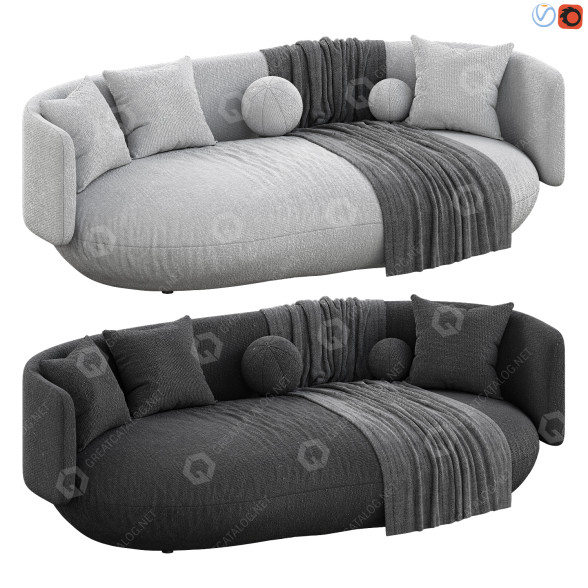 Sofa Mattermatters Baixo by Guilherme Wentz 3D model