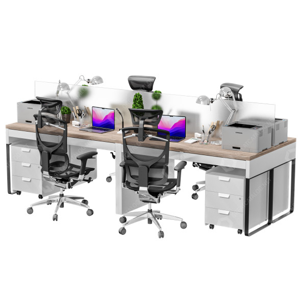 Espacio de trabajo IKEA Office 5 Modelo 3D