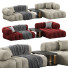 Sofa i stolik kawowy Artipieces Vuso - 3dcloudd