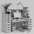 Espacio de trabajo IKEA Alex Office 1 - DmytroSer