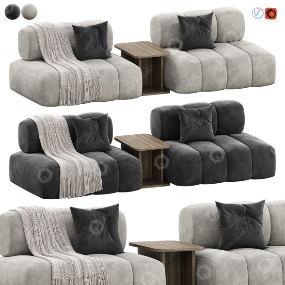 Диван Marinelli Home Koi 3D модель