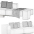 Диван Carpanese Home Italia Cusco - 3dcloudd