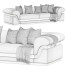 Диван Evgör Mobilya Tudora Art Deco - 3dcloudd