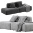 Sofa Basecamp Two Open Ends - 3dcloudd