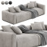 Sofa Braid Mahe Set 4 - 3dcloudd