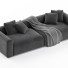 Sofa Braid Mahe Set 4 - 3dcloudd