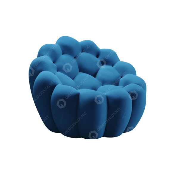 Крісло Roche Bobois Blue Bubble 3D модель