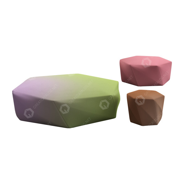 Пуфи Moroso Brook 3D модель