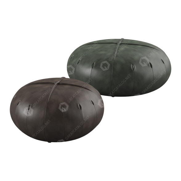 Poufs Dallagnese Point 3D-Modell