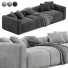 Sofa Braid Mahe Set 5 - 3dcloudd