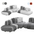 Диван ART NOVA Curve - 3dcloudd