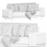 Sofa Medusa Home Bentley - 3dcloudd