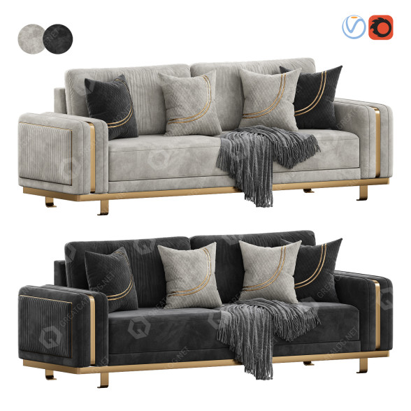 Sofa Medusa Home Bentley model 3D