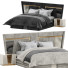 Кровать и тумбочки Medusa Home Gustav - 3dcloudd