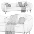 Диван Medusa Home Bloom - 3dcloudd