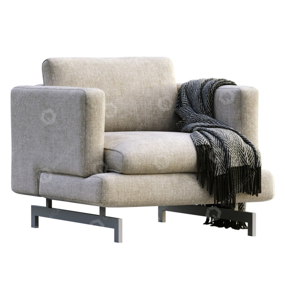 Крісло Natuzzi Jeremy 3D модель