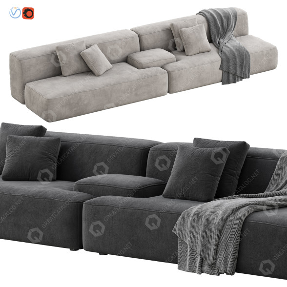Sofá Lema Cloud Set 7 Modelo 3D