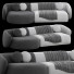 Диван Meridiani Rene Set 4 - 3dcloudd