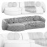 Диван Meridiani Rene Set 4 - 3dcloudd