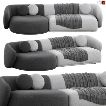 Диван Meridiani Rene Set 4