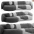 Диван Meridiani Rene Set 4 - 3dcloudd