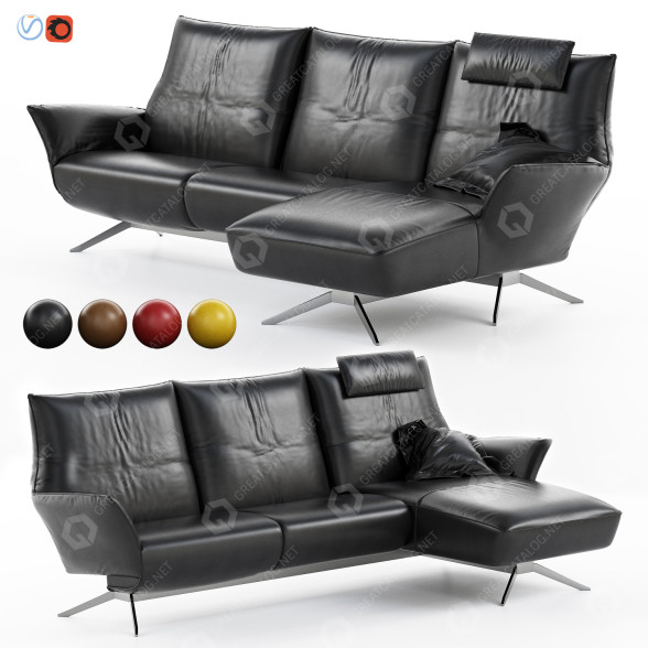 Sofa Koinor Evita 3D-Modell
