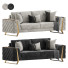 Sofa Medusa Home Gloria Gold - 3dcloudd