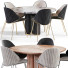 Table et chaises Momocca Dania Dining Set - Theorema