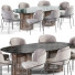 Tisch und Stühle Minotti Grand Sola and Fil Noir - Theorema