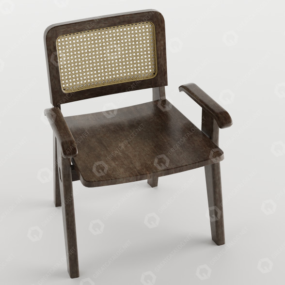 Крісло Brown 3D модель