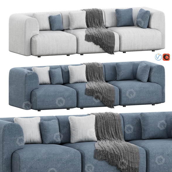Sofa Sancal Duo Mini model 3D