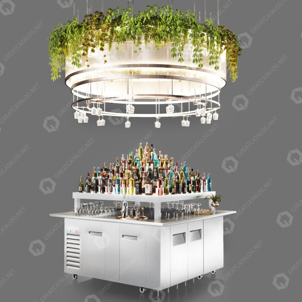 Бар Cocktail 03 3D модель