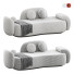 Sofa Greenapple Unfinished - 3dcloudd