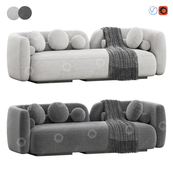 Sofa Cuddle by Dekorlist model 3D