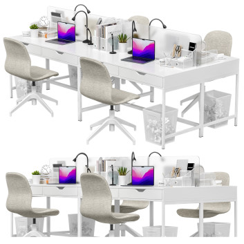 Робочий простір IKEA Office 11 3D модель