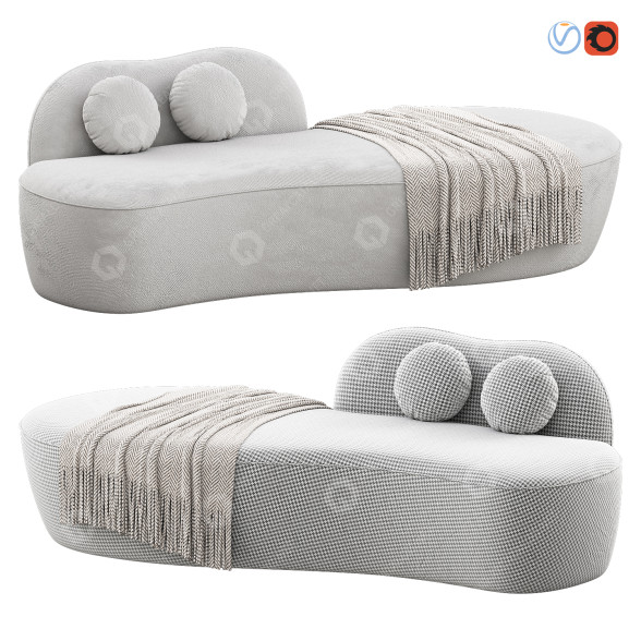 Sofa Vladimir Kagan Zoe 3D-Modell