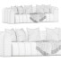 Sofá Homary Modern - 3dcloudd