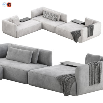 Sofa MDF Italia Cosy Set 2