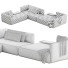 Sofa MDF Italia Cosy Set 2 - 3dcloudd