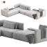 Sofa MDF Italia Cosy Set 2 - 3dcloudd
