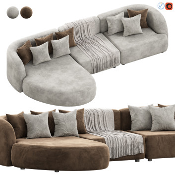 Sofa  Sanskriet Medusa Model 3D