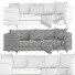 Sofá Cadde Yildiz Diamond - 3dcloudd