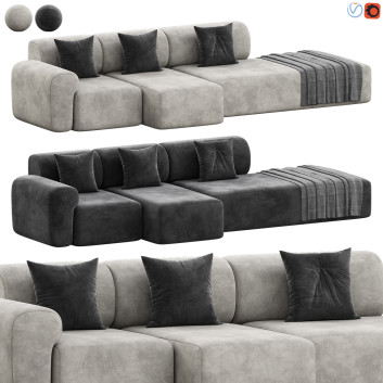 Sofa  Paola Zani Igea Model 3D