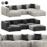 Sofá Four Hands Kennon 4-Piece - 3dcloudd