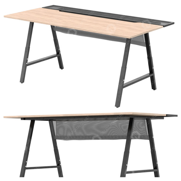 Bureau IKEA Utespelare modèle 3D