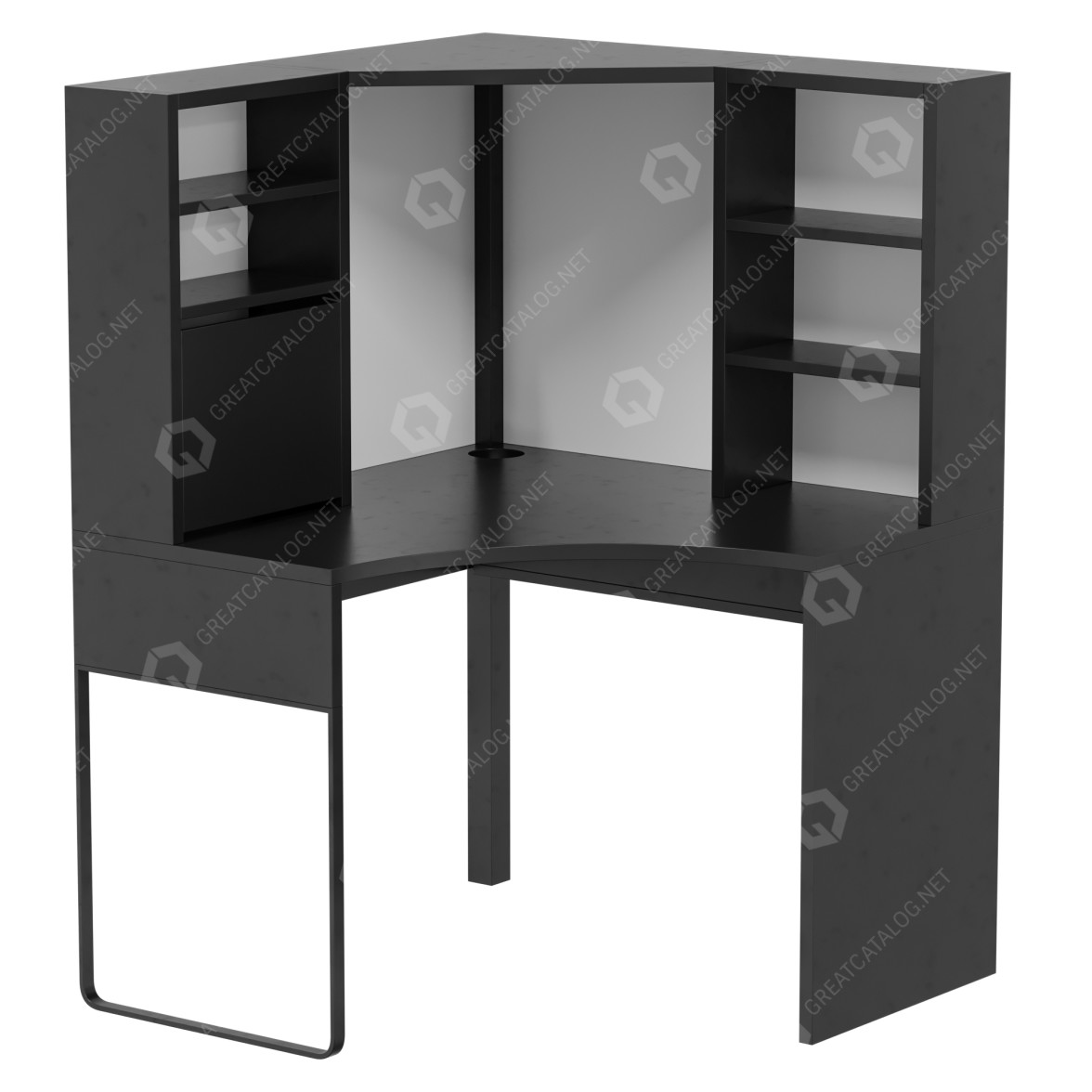 3D model Desk IKEA Mike, image size:1176x1176